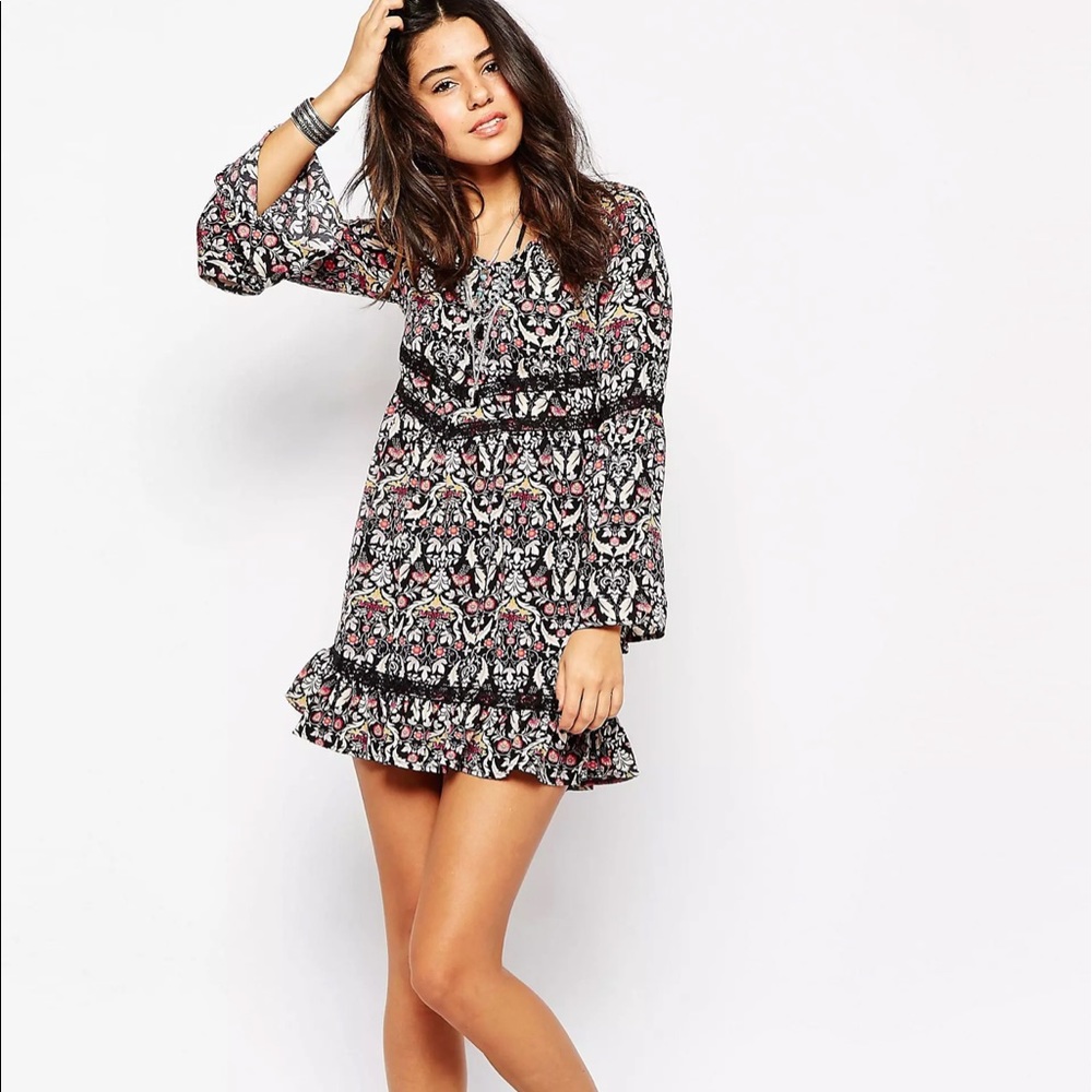 Band of Gypsies bell sleeve dress